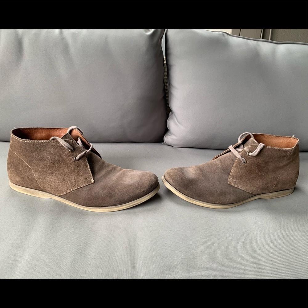 John Varvatos chukka shoes.